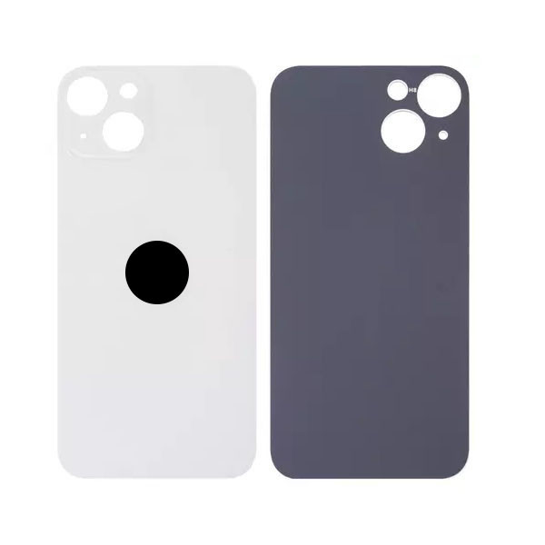 Задня кришка для iPhone 13, Original PRC, Big Hole, White - 1