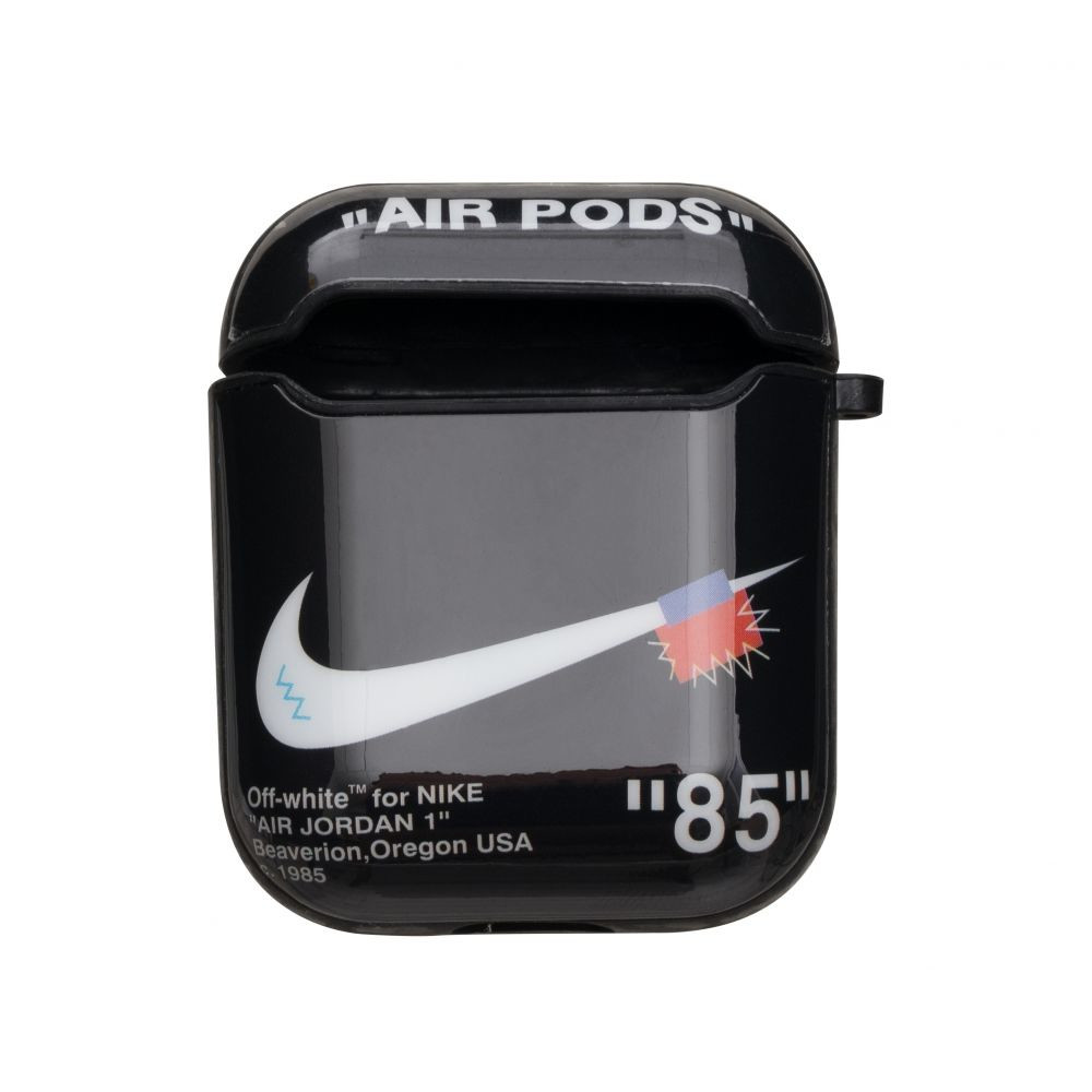 Silicone Case for AirPods Glossy Brand Sup black - 6