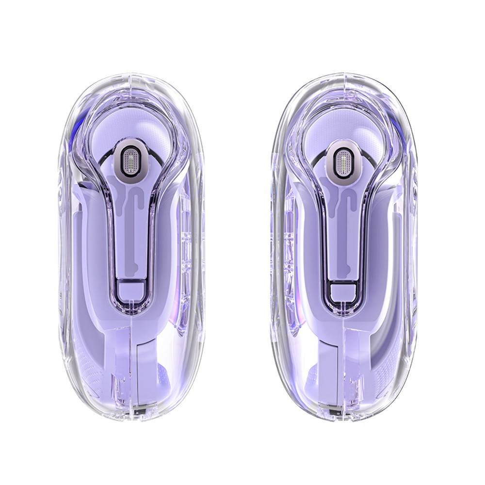 Безпровідна гарнітура Acefast T8 Crystal, Alfalfa Purple - 13