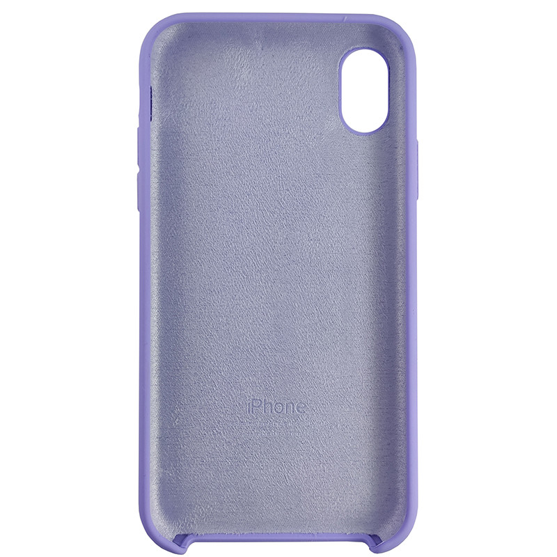 Чохол Copy Silicone Case iPhone XR Light Violet (41) - 3