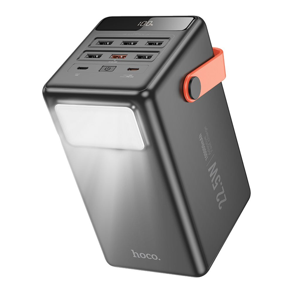Універсальна мобільна батарея Hoco J142 Surpass, QC3.0 22.5W, PD20W, 100000 mAh, Black - 1