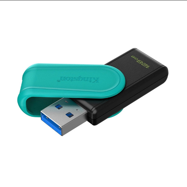 Флешка Kingston DT Exodia S, USB 3.2, 128Gb, Black-Turquoise - 3