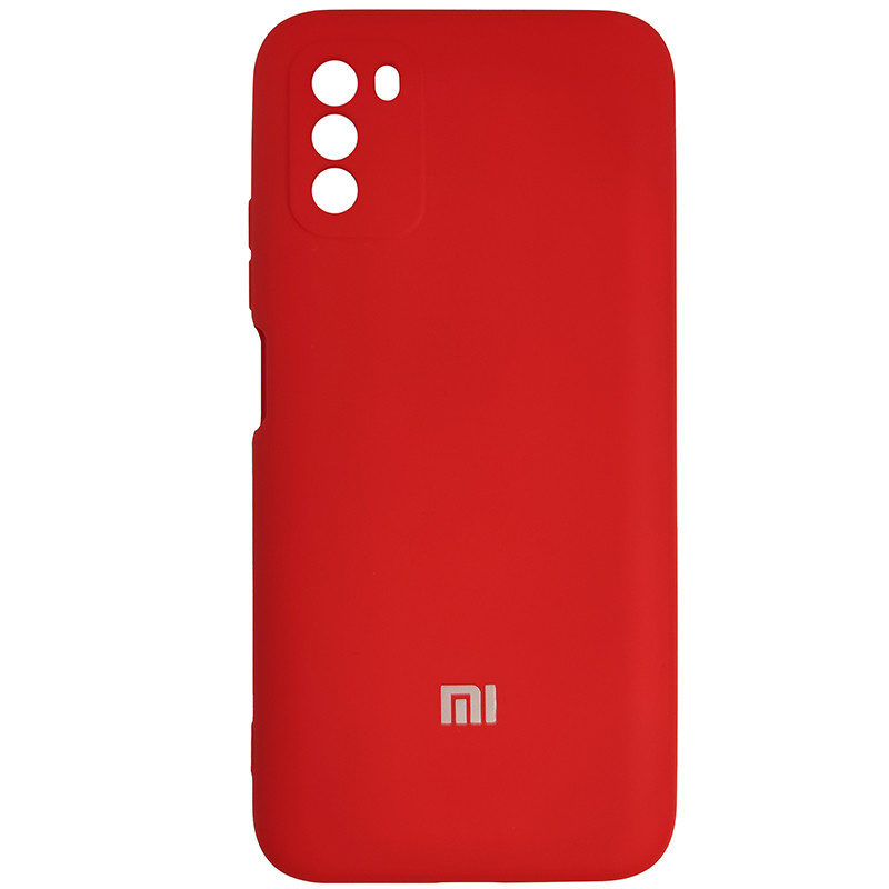 Чохол Silicone Case for Poco M3 Red (14) - 2
