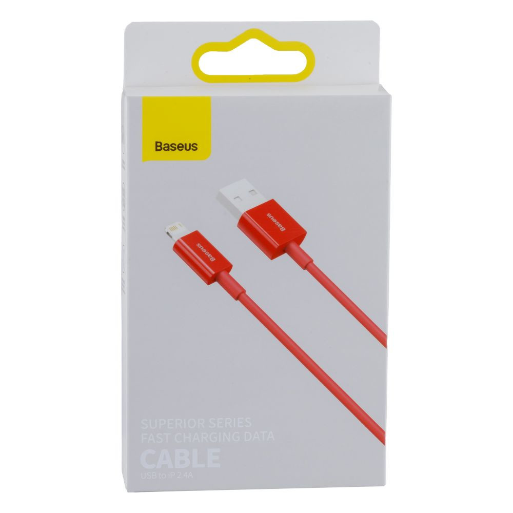 Кабель Baseus USB to Lightning 2.4A CALYS-A Red - 2