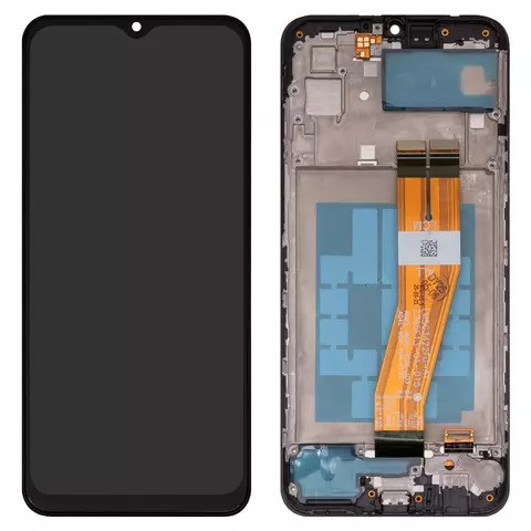 Дисплейний модуль для Samsung A035F Galaxy A03, з рамкою, High Copy, Black - 1
