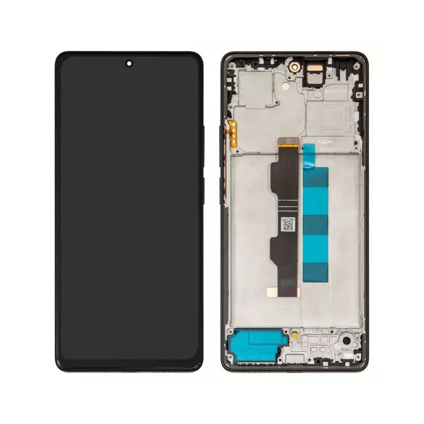 Дисплейний модуль для Xiaomi Poco M6 Pro 4G, Redmi Note 13 Pro 4G, з рамкою, High Copy, OLED, Black - 1