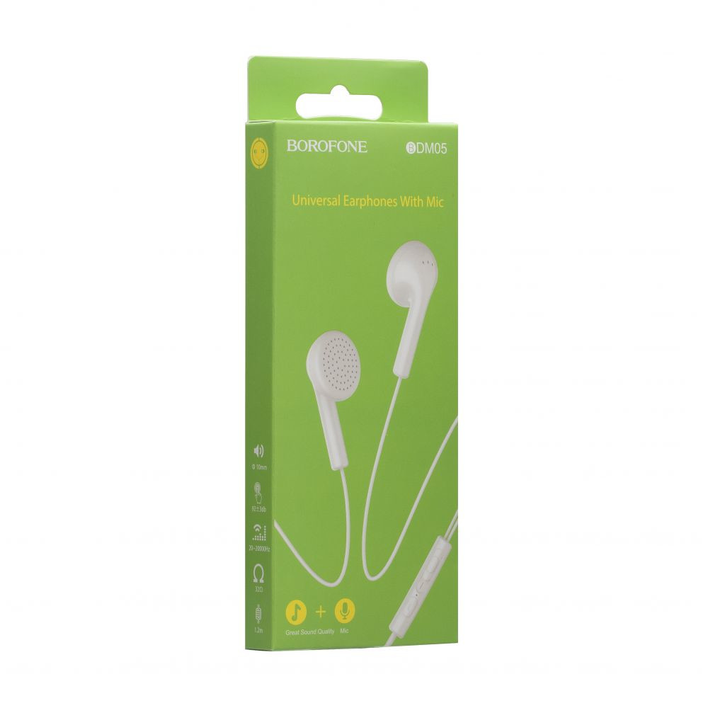 Гарнітура Borofone BDM05 White - 2