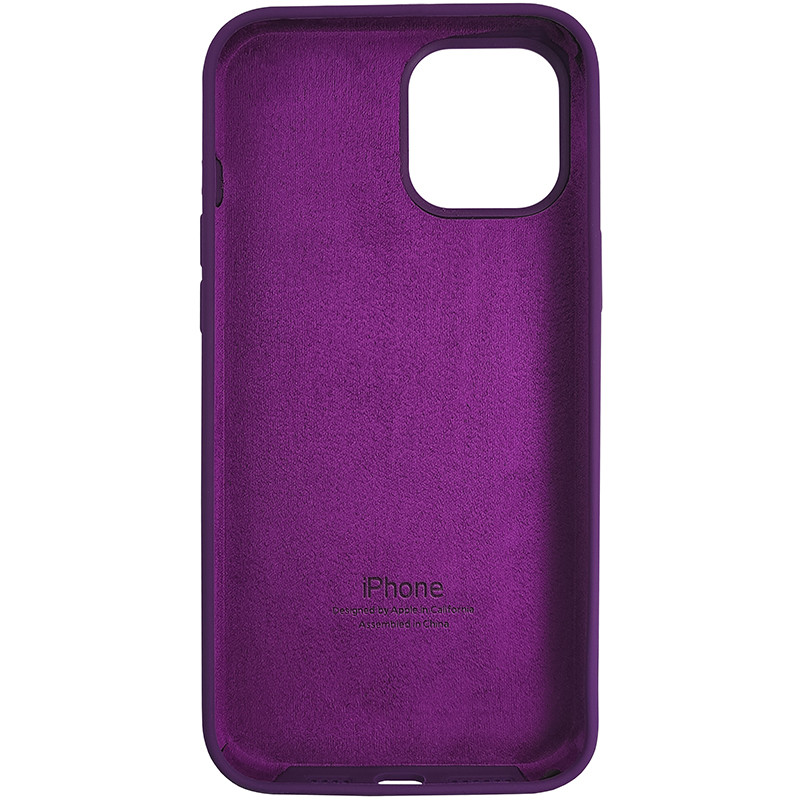 Чохол Copy Silicone Case iPhone 12/12 Pro Purpule (45) - 5