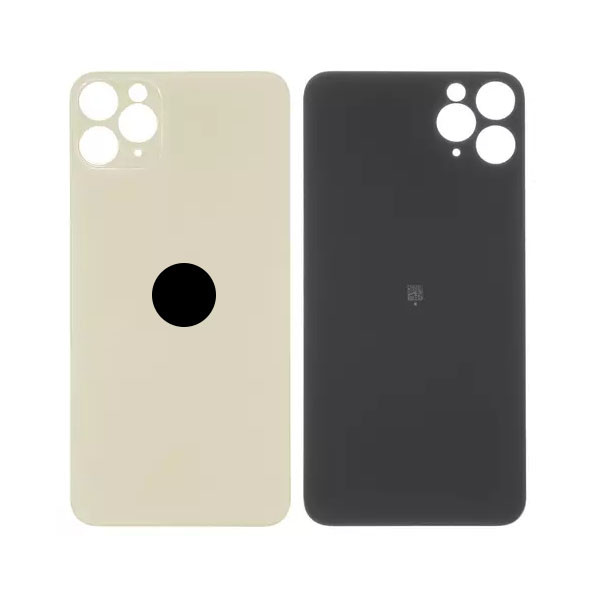 Задня кришка для iPhone 11 Pro Max, Original PRC, Big Hole, Matte Gold - 1