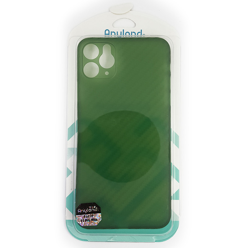 Чохол Anyland Carbon Ultra thin для Apple iPhone 11 Pro Max Green - 4