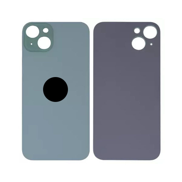 Задня кришка для iPhone 15 Plus, High Copy, Big Hole, Green - 1