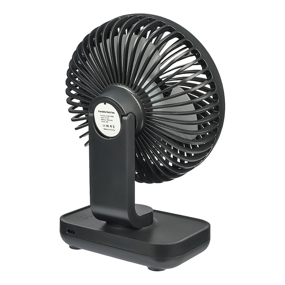 Настільний безпровідний вентилятор GXQC D606, Dark Gray - 10