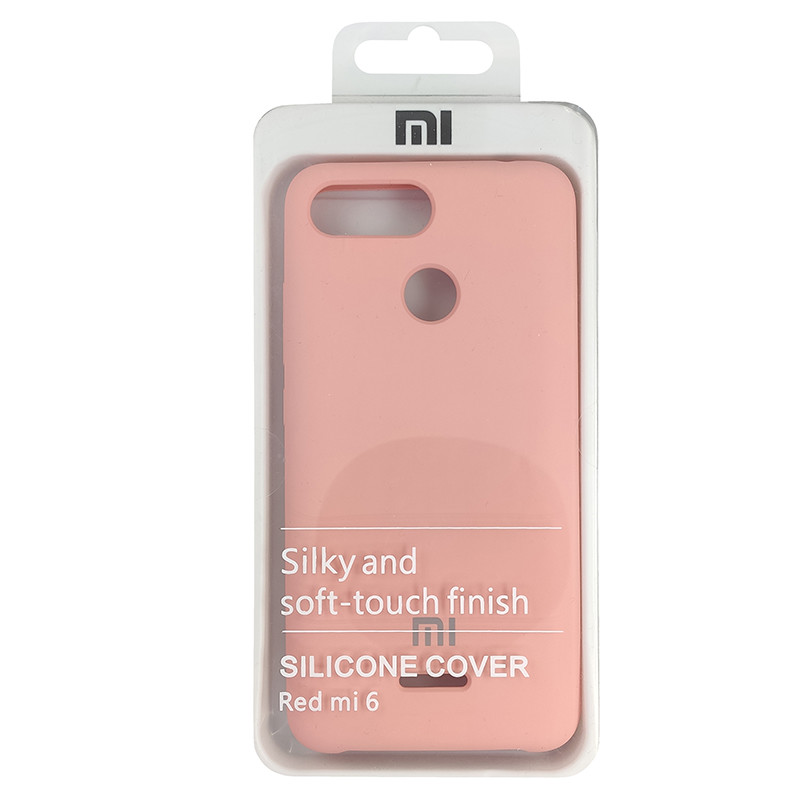 Чохол Silicone Case for Xiaomi Redmi 6 Pink (12) - 3