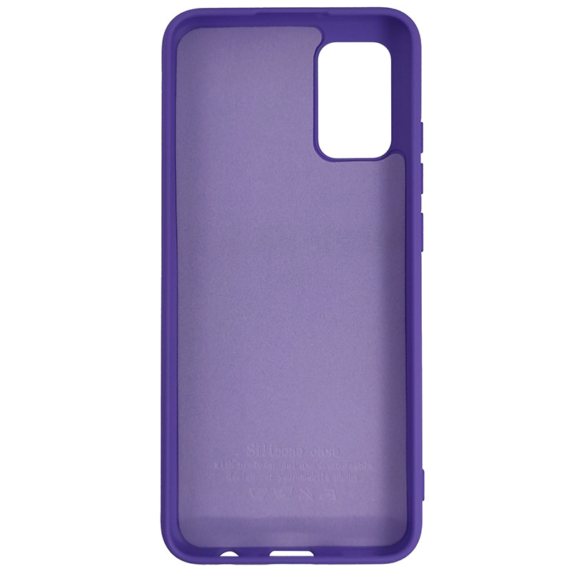 Чохол Silicone Case for Samsung A02s Light Violet (41) - 3