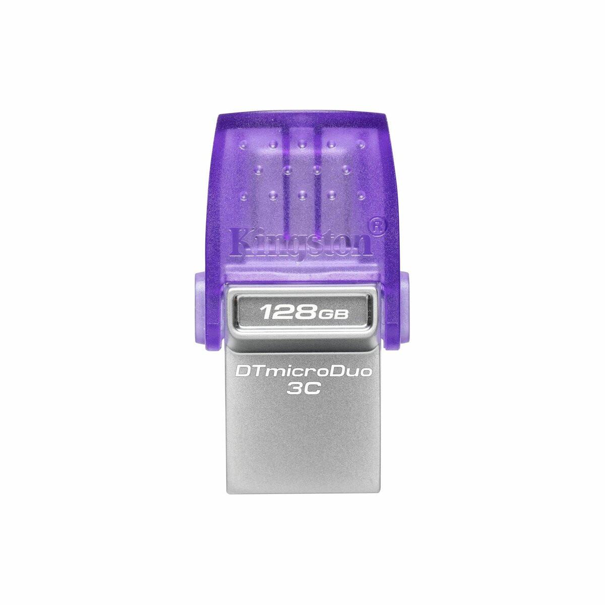 Флешка Kingston DT microDuo 3C, USB 3.2 ,128GB, Purpule - 1