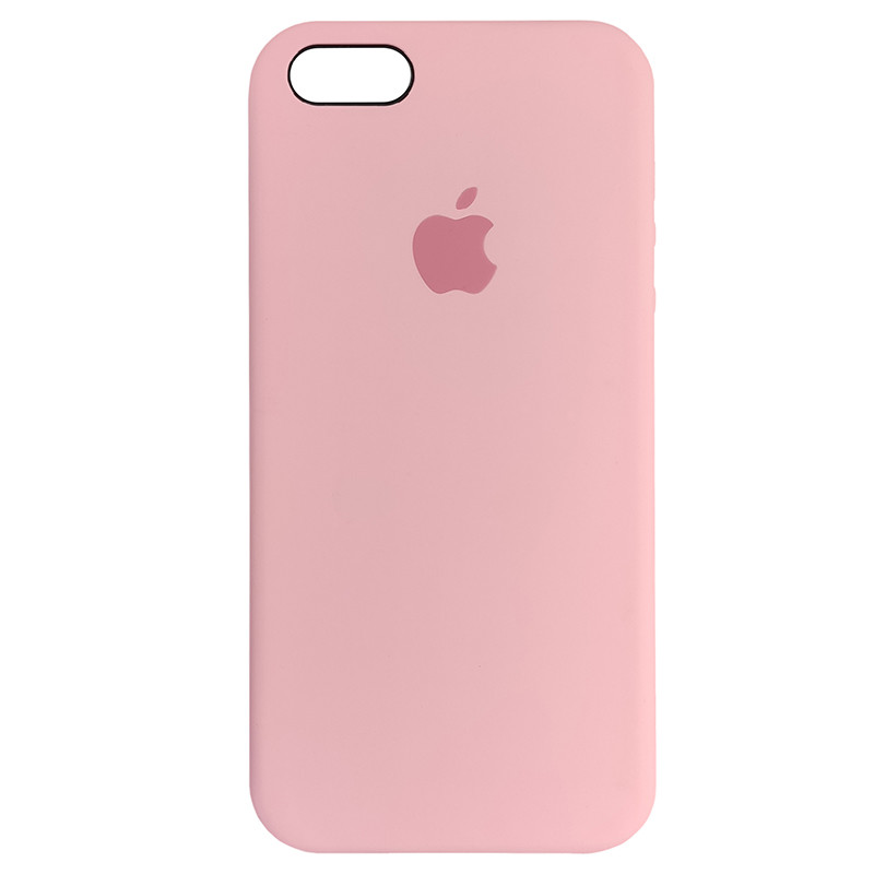 Чохол Copy Silicone Case iPhone 5/5s/5SE Light Pink (6) - 2