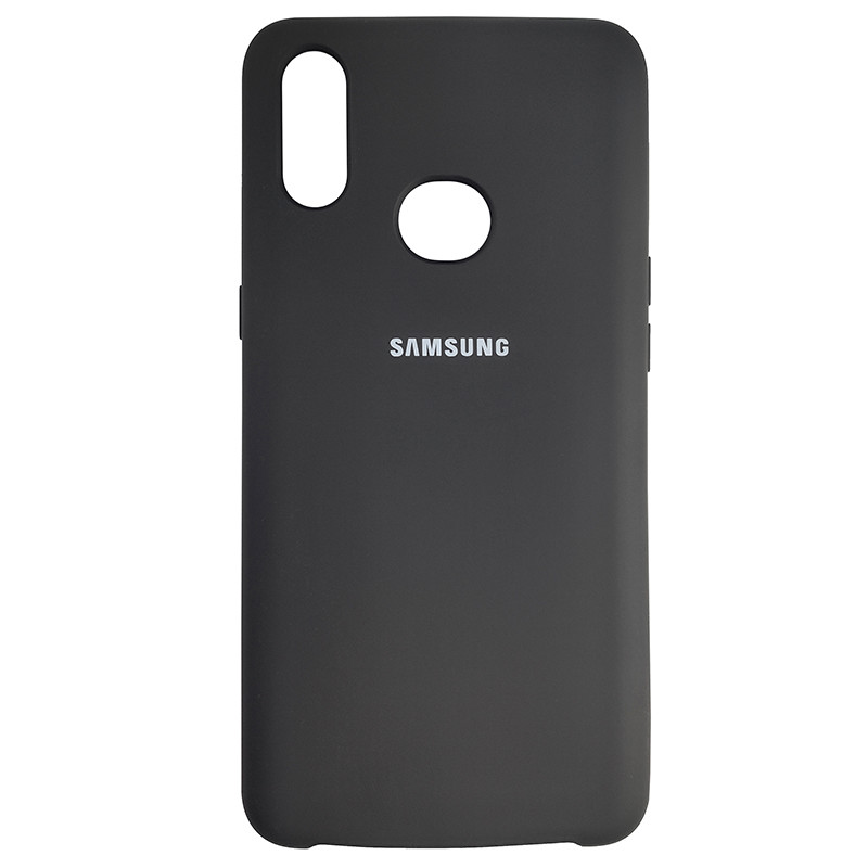 Чохол Silicone Case for Samsung A10s Black (18) - 1