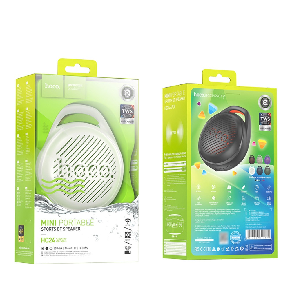 Безпровідна колонка Hoco HC24, White - 7