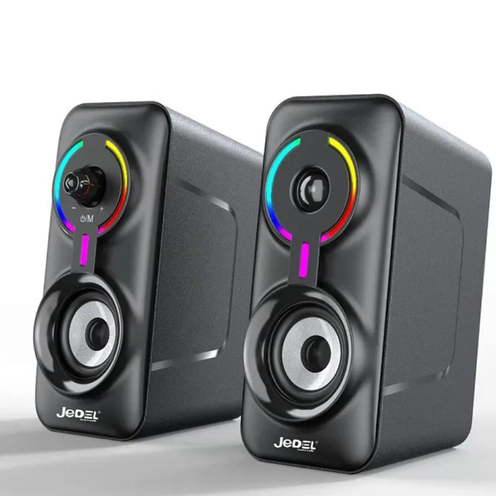 Провідні колонки Jedel S-570, Bluetooth Adapter, 2x3W, Black - 1