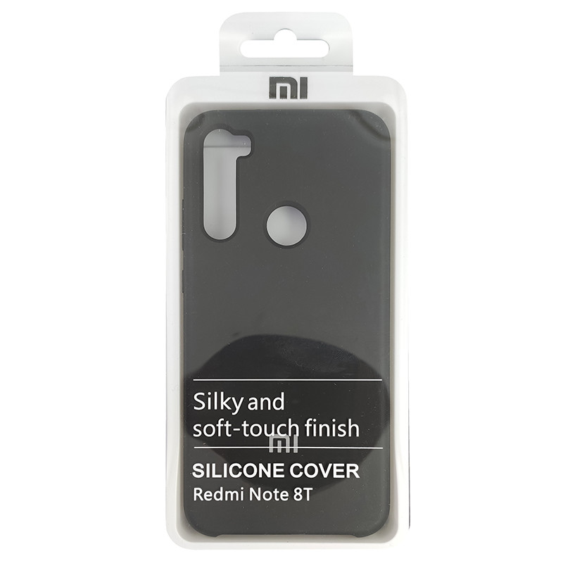 Чохол Silicone Case for Xiaomi Redmi Note 8T Black (18) - 4