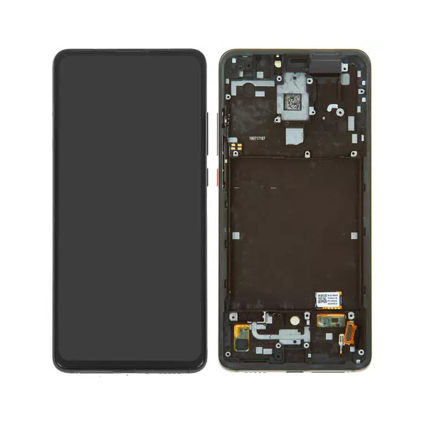 Дисплейний модуль для Xiaomi Mi 9T, Mi 9T Pro, з рамкою, Original Ref., Black - 1