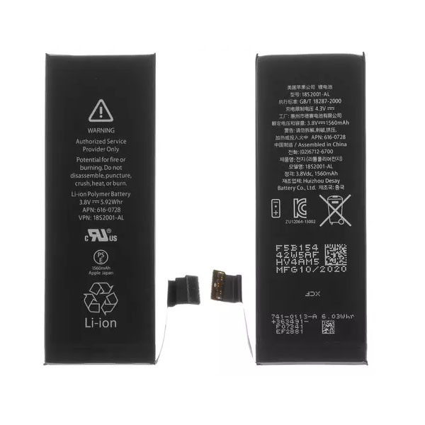 Акумулятор iPhone 5S, 616-0722, Original IC, Original PRC - 1