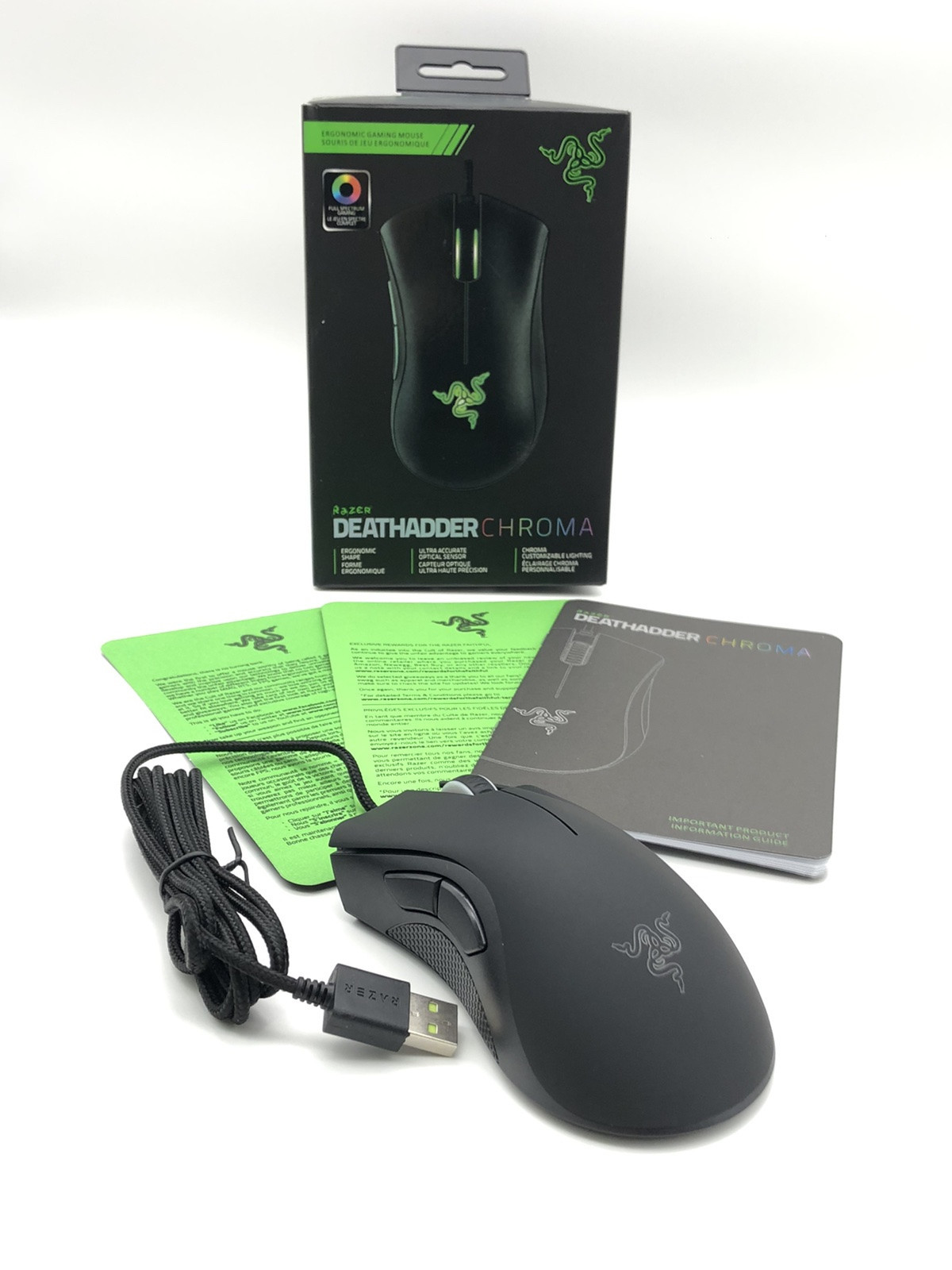 Комп'ютерна USB миша RAZER DeathAdder CHROMA 10000dpi - 2