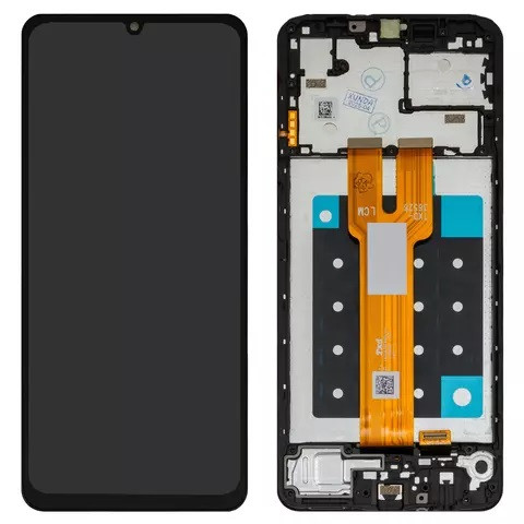 Дисплейний модуль для Samsung A066 Galaxy A06 5G, з рамкою, Original Ref., Black - 1