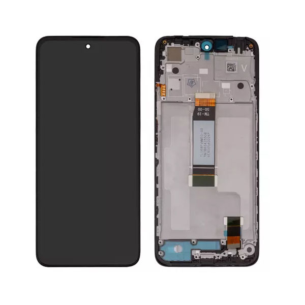 Дисплейний модуль для Xiaomi Poco M6 Pro 5G, Redmi 12, ver. Tianma, з рамкою, High Copy, Black - 1