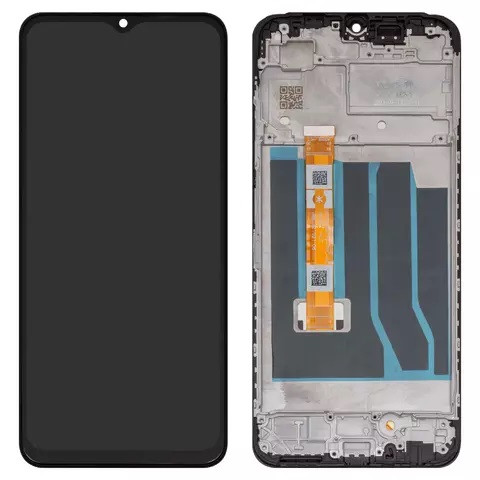 Дисплейний модуль для Oppo A18, з рамкою, High Copy, Black - 1
