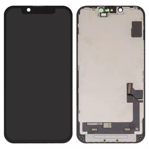 Дисплейний модуль для iPhone 14, Copy, TFT, Black - 1
