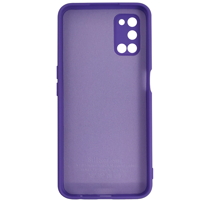 Чохол Silicone Case for Oppo A52\A72 Light Violet (41) - 3