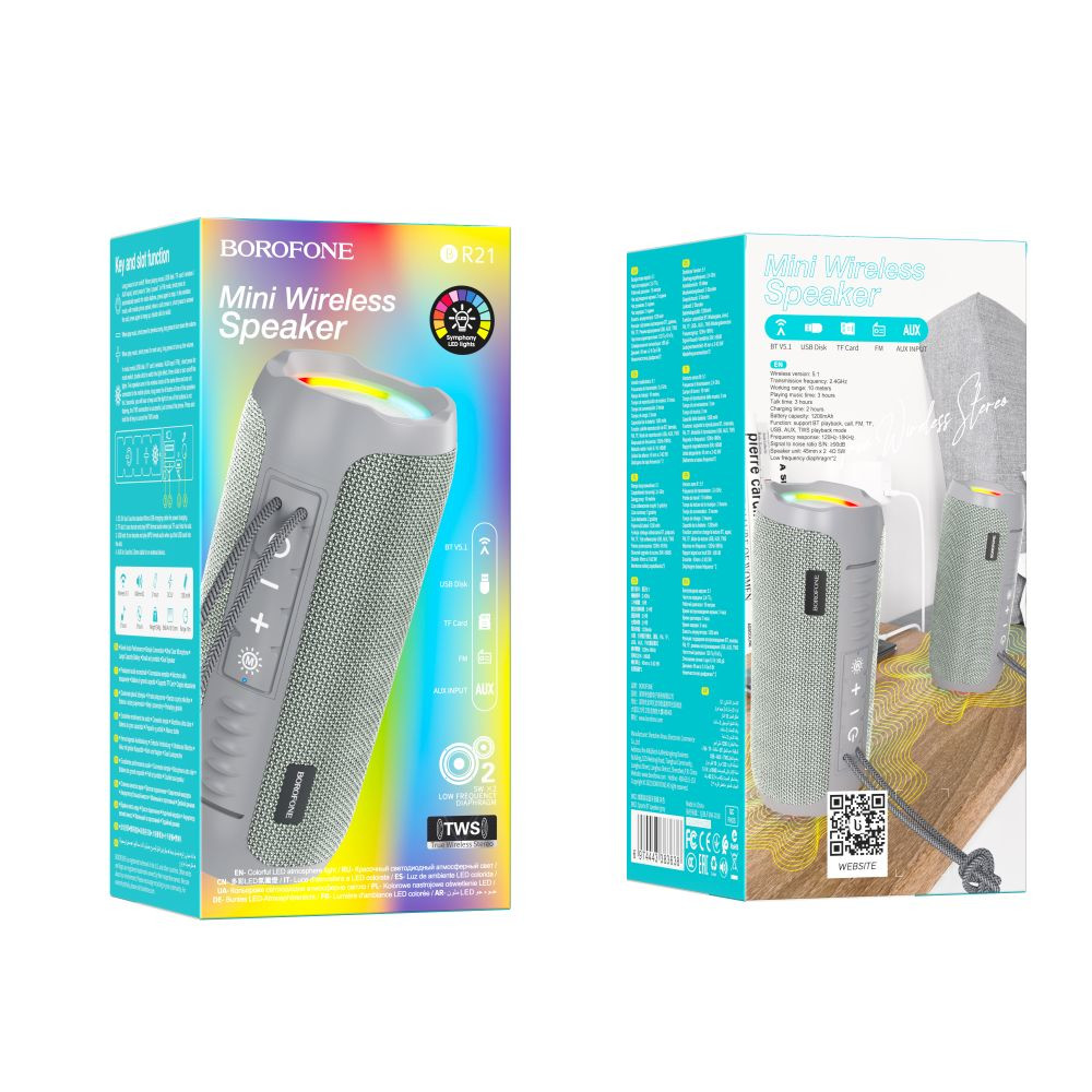 Безпровідна колонка Borofone BR21, Blue - 7