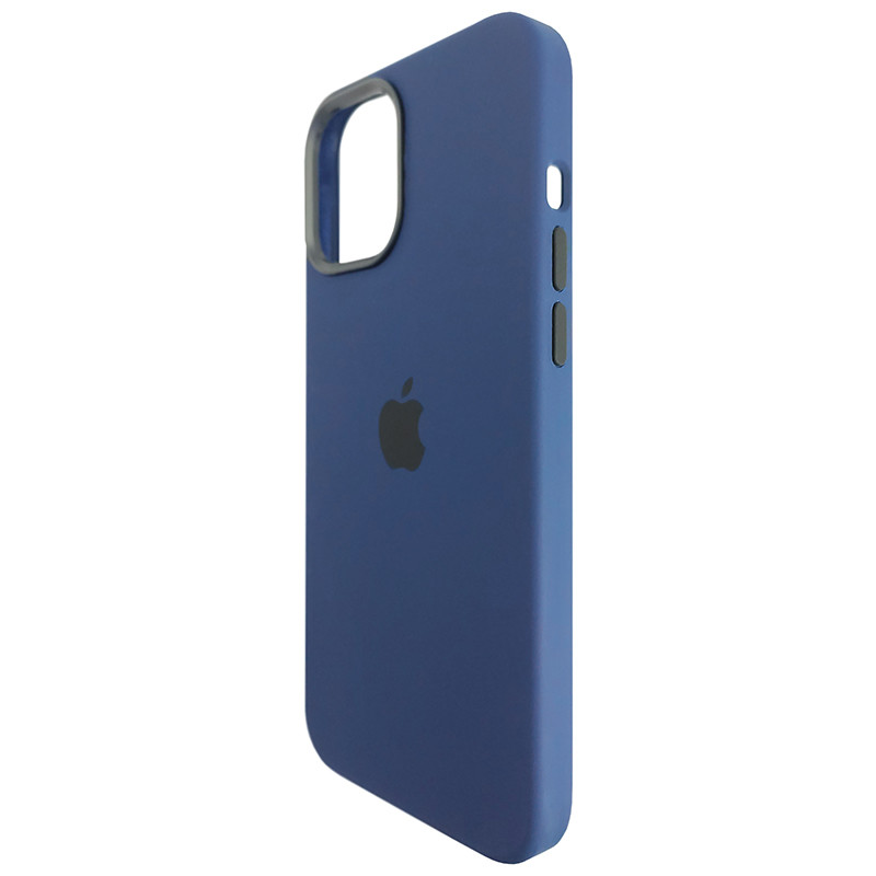 Чохол HQ Silicone Case iPhone 12 Pro Max Navy Blue (без MagSafe) - 2