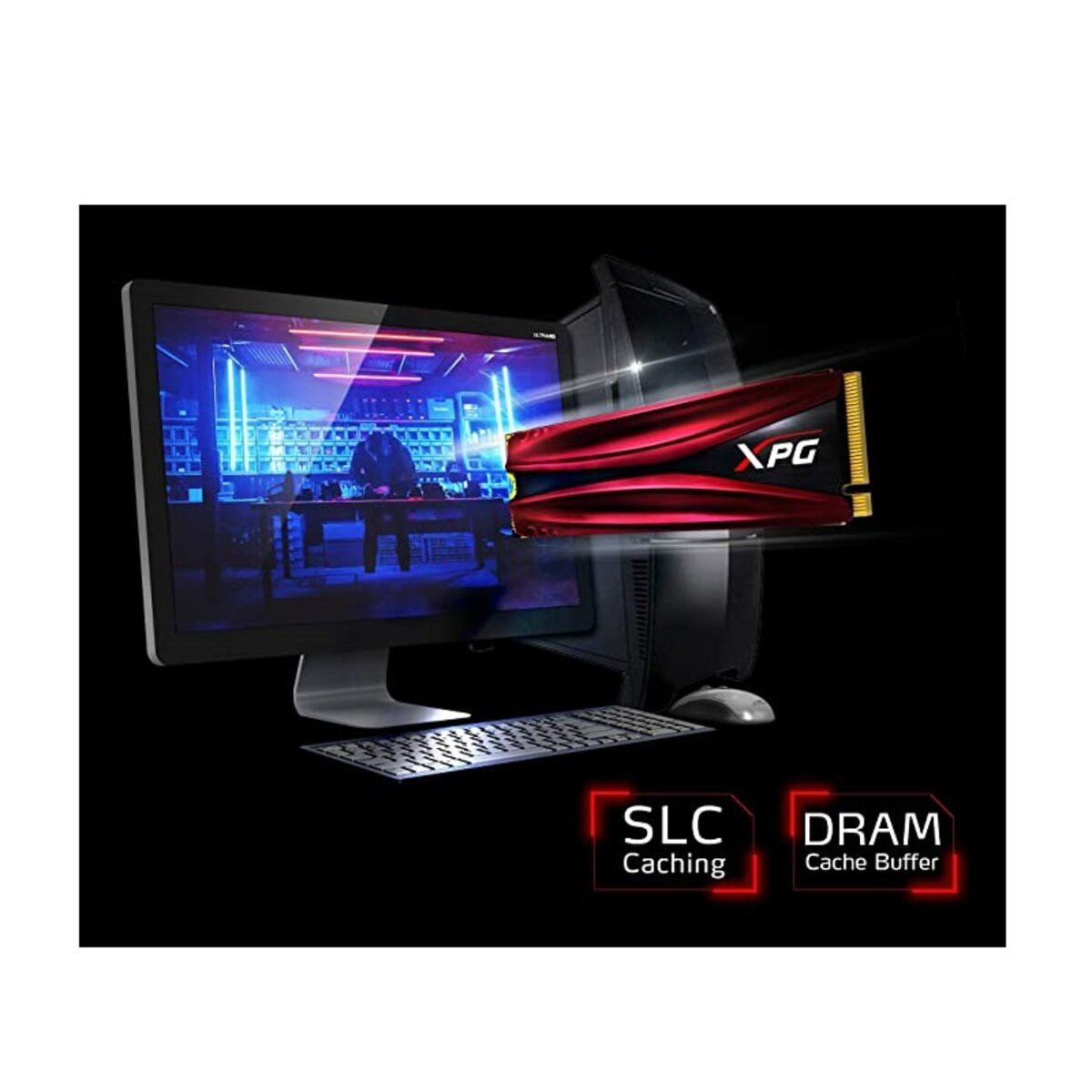 SSD-накопичувач ADATA GAMMIX S11 Pro 1ТВ M.2 2280 PCI Express 3.0 x4 3D TLC Nand - 3