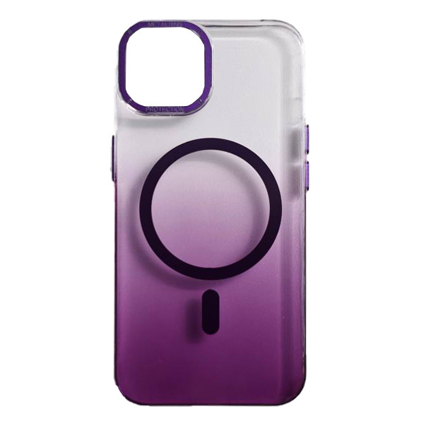 Чохол Gradient Metal Frame with Magsafe iPhone 14 Pro Max Purple - 1