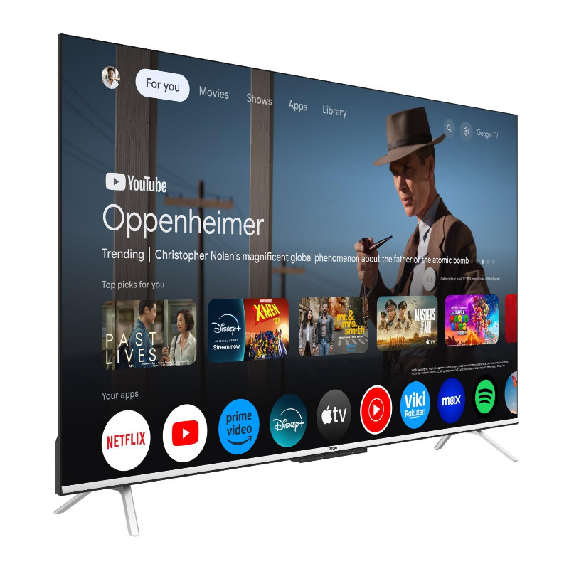 Телевізор QLED Ergo 55JUQ85, Google TV, Wi-Fi, 3840x2160 - 3