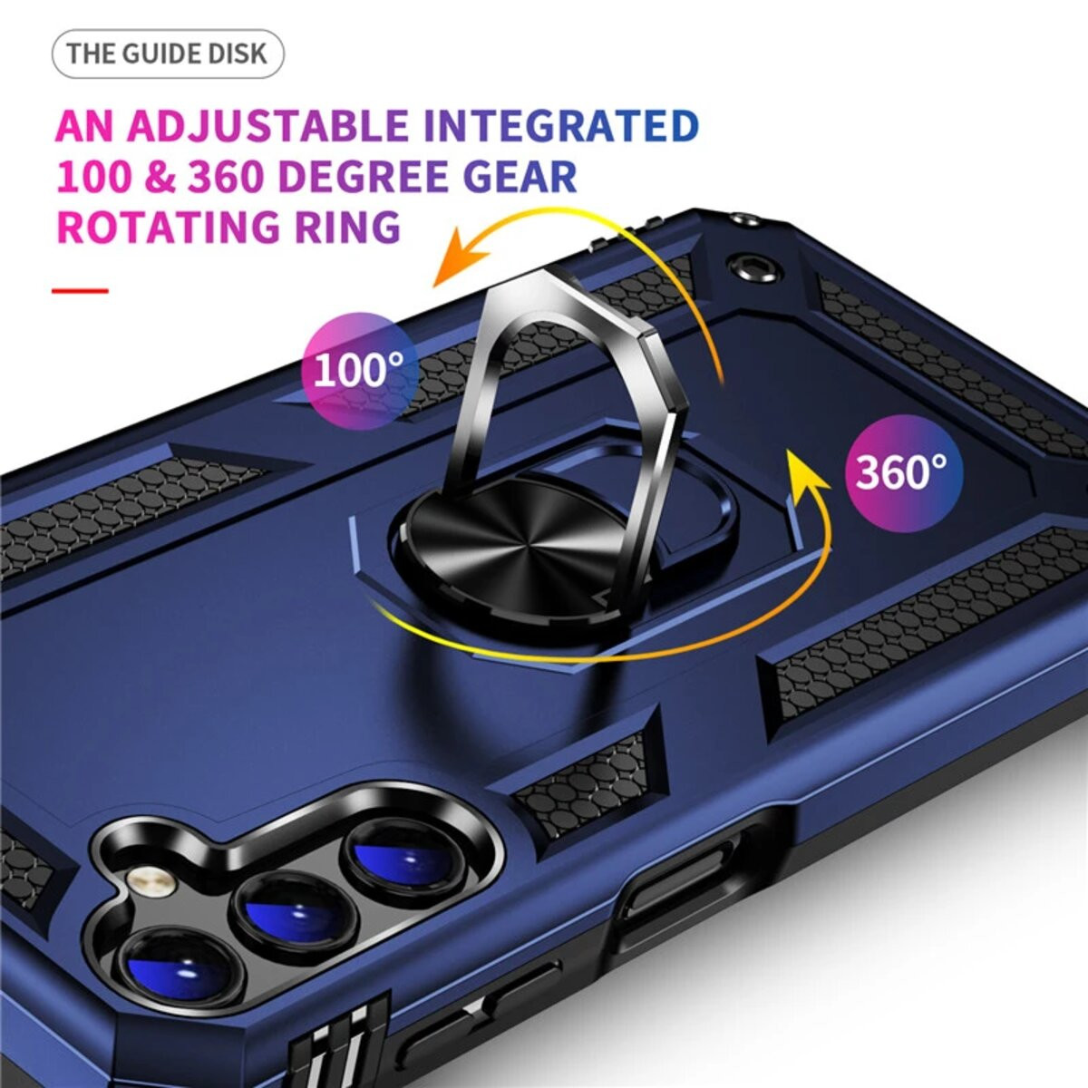 Чохол Cosmic Robot Ring for Samsung Galaxy A14 4G/5G Gold - 3