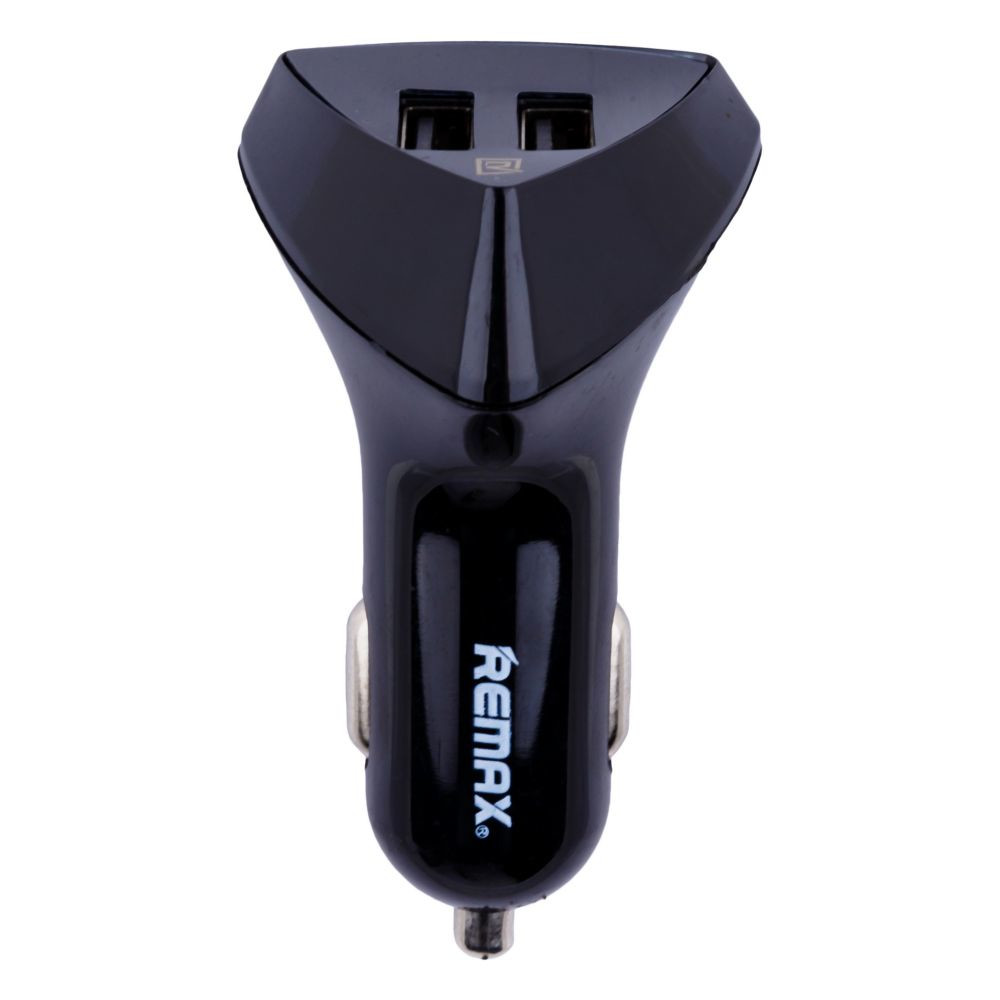 Автомобільний Зарядний Пристрій Remax RC-C208 Led 2 USB 3.4A Black - 1