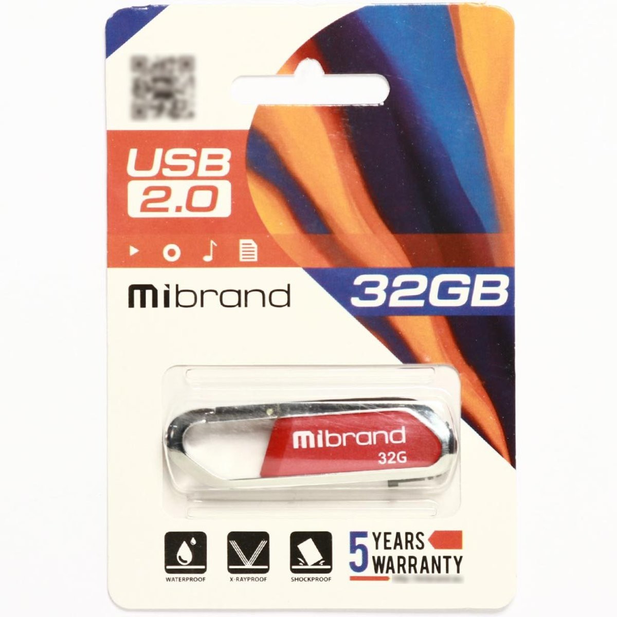 Флешка Mibrand USB 2.0 Aligator 32Gb Dark Red - 3