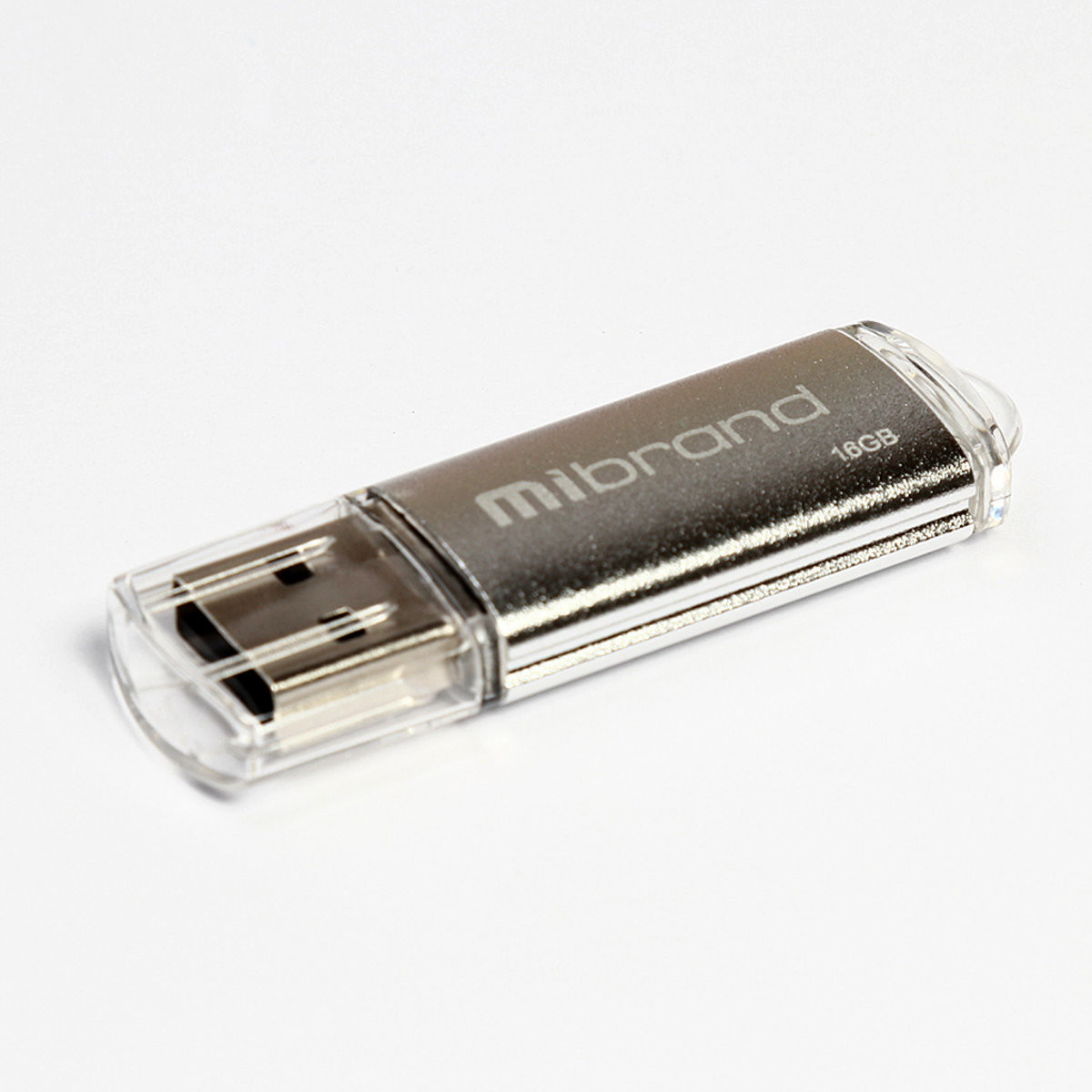 Флешка Mibrand USB 2.0 Cougar 16Gb Silver - 1