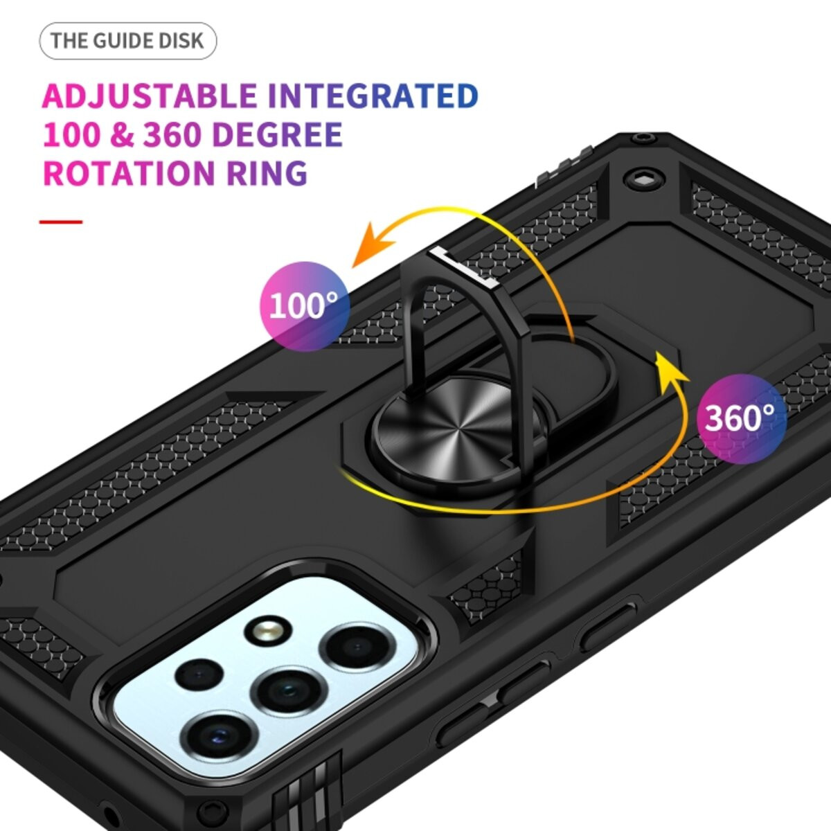 Чохол Cosmic Robot Ring for Samsung Galaxy A53 5G Black - 6