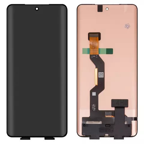 Дисплейний модуль для Motorola XT2507-1 Edge 60 Pro, Original PRC, Black - 1