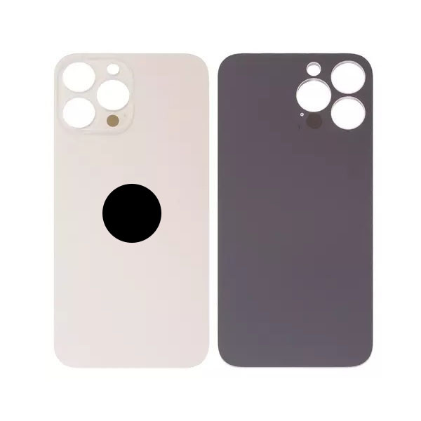 Задня кришка для iPhone 13 Pro Max, Original PRC, Big Hole, Gold - 1