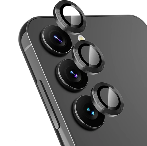 Скло на камеру CD Texture Samsung Galaxy S24 Black - 1