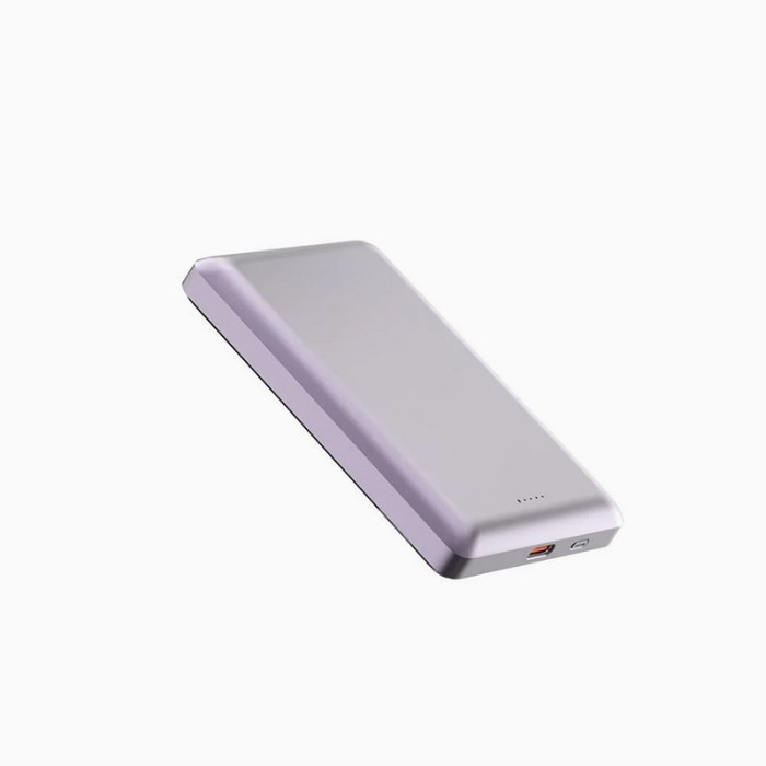 Універсальна мобільна батарея Aspor A382 Magnetic Wireless 10000mAh (Type-C/20W), purple - 1