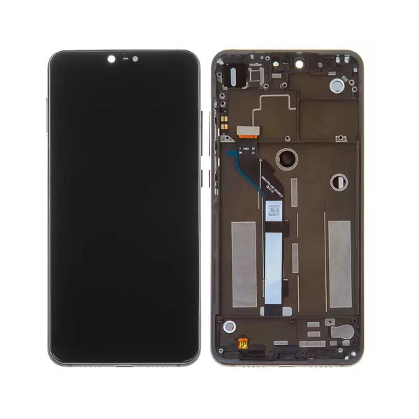 Дисплейний модуль для Xiaomi Mi 8 Lite, з рамкою, High Copy, Black - 1