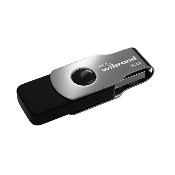 Флешка Wibrand Lizard, USB 3.2 Gen 1, 512GB, Black - 3