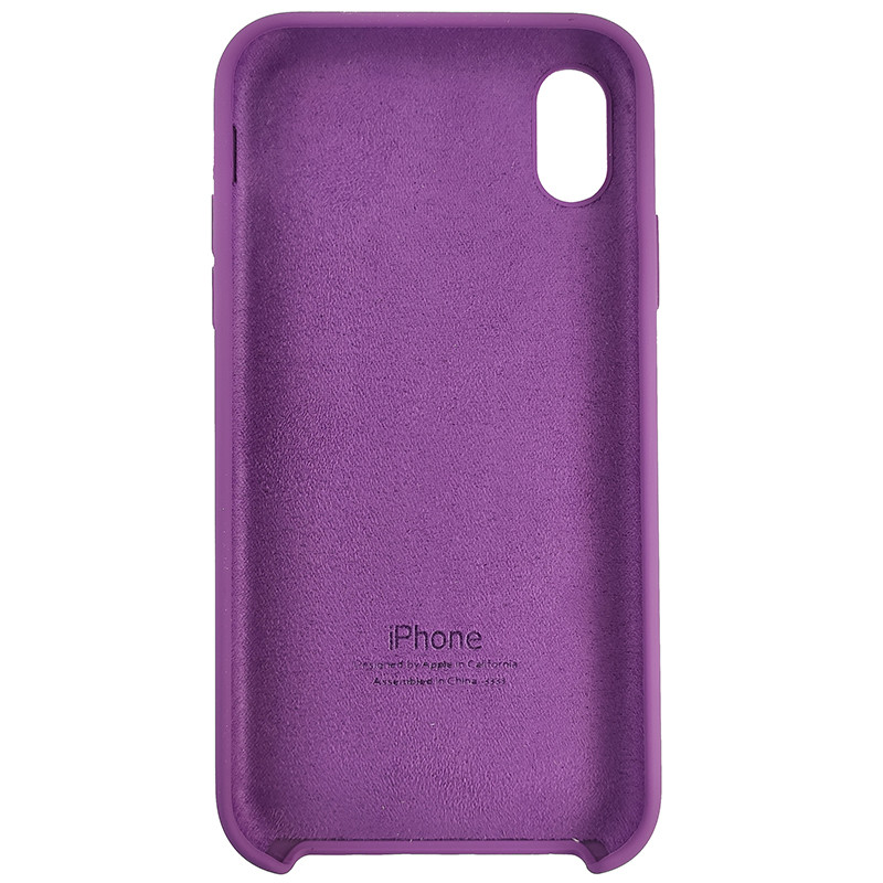 Чохол Copy Silicone Case iPhone XR Purpule (45) - 3