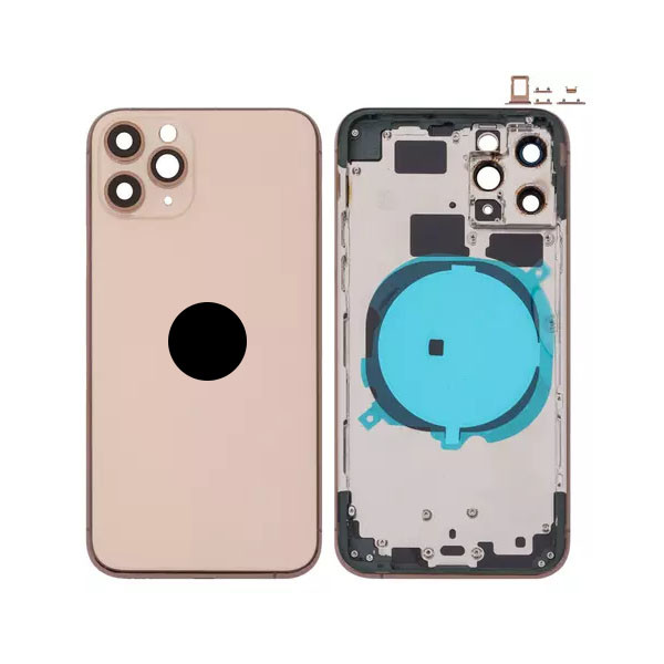 Корпус для iPhone 11 Pro, High Copy, Matte Gold - 1